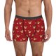 thumbnail image 1 of Balery Reindeer Faces Festive Red Calzoncillos bóxer para hombre, ropa interior de algodón suave y transpirable con cinturilla de nailon-Medium, 1 of 5