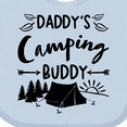 thumbnail image 4 of Inktastic Daddys Camping Buddy Boys or Girls Baby Bib, 4 of 4