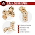 thumbnail image 2 of Bolaball: Giant Games Outdoor Activity Set w/ 6 Jumbo Dice, 45 Tumbling Blocks & 28 Dominoes, 2 of 8