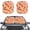 70s Floral Print, variant on Pzuqiu Sunset Palm Print Windshield Sun Shade, Keeps Your Vehicle Cool Universal Fit Heat Protection Foldable Sun Shield for SUV Auto Van