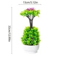 thumbnail image 2 of RKSTN P Lastic Artificial Potted Plant Artificial Green Plants Simulation Potted Home Office Hotel Lobby Decoration Green Plants Home Decoration Artificial Plants, 2 of 5