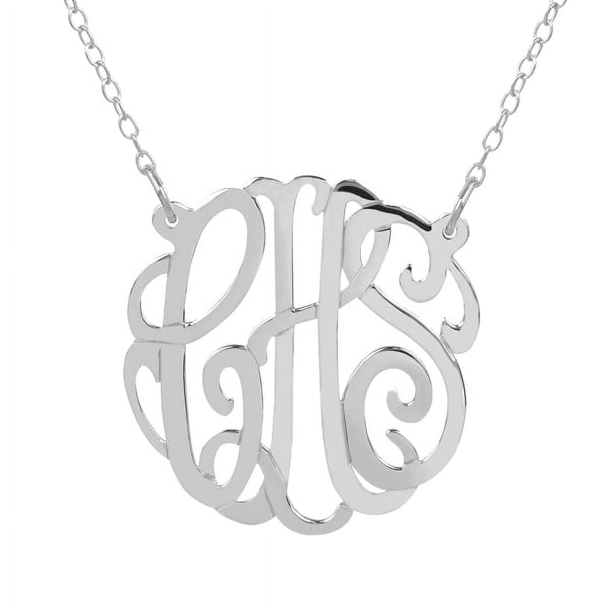 Personalized Script Monogram Necklace