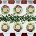 thumbnail image 6 of Round Placemats Plate Mats 15 Inch Non-Slip Heat Resistant Washable PVC Set Table Decoration for Kitchen Dining Pineapples and Strawberries, 6 of 6
