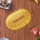 thumbnail image 4 of Cesta de imitación de ratán amarillo M para frutas y aperitivos, 4 of 6