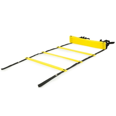 ProsourceFit Speed Agility Ladder 20 rung for Speed Training and Sports Agility Workouts with Free Carrying