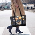 thumbnail image 4 of FORMRS Canvas Laptop Tote Bag for Women with 15.6" Computer Compartments Shoulder Handbag, Watercolor Astronaut, 4 of 7