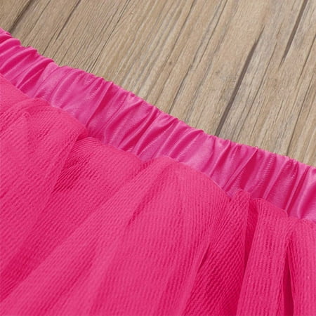 

PEASKJP formal Dresses Toddler Girls Plus Size Tulle Short-sleeved Floral Printed Bowknot Flowy Dress Pink 3-8 Years