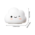 thumbnail image 3 of Ganfancp Luz de Noche Nubes de Gel de Silice Lámpara de Mesa Recargable y Regulable Nubes de Noche para Dormitorio Sensor de Sensación Luz de Noche Led Suave para Niños Ofertas de La Semana 1X Nube C, 3 of 7