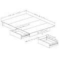 thumbnail image 5 of Fusion 2-Drawer Platform bed White, 5 of 9