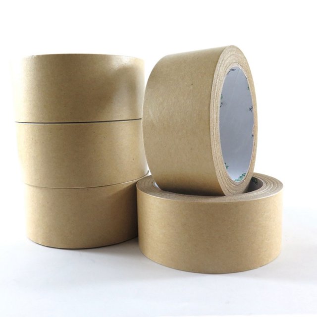 OULII 2 Rouleaux de Ruban d'Emballage Papier Kraft Résistant à l'Huile pour Professionnels de l'Emballage