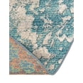 thumbnail image 4 of Unique Loom Outdoor Modern Collection Area Rug - Strive (3' 1" Round Aqua Blue/Yellow), 4 of 9