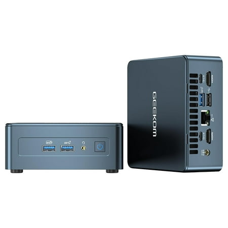 GEEKOM Mini PC Mini IT12, 12th Gen Intel i7-12650H NUC12 Mini Computers(10 Cores,16 Threads) 16GB DDR4/512GB PCIe Gen 4 SSD Windows 11 Pro Desktop PC