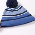 thumbnail image 5 of Meitianfacai Knit Hats for Kids Winter Beanie Hat, Children’s Warm Knitted Fleece Lined Ski Pompom Hat for Boys & Girls 4-10 Years, 5 of 6