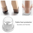 thumbnail image 4 of YAOMOBB Anti-slip Chair Leg Caps Silicone Chair Leg Covers 4Pcs Set Non Slip Scratch Resistant Floor Protectors for Furniture, 4 of 7