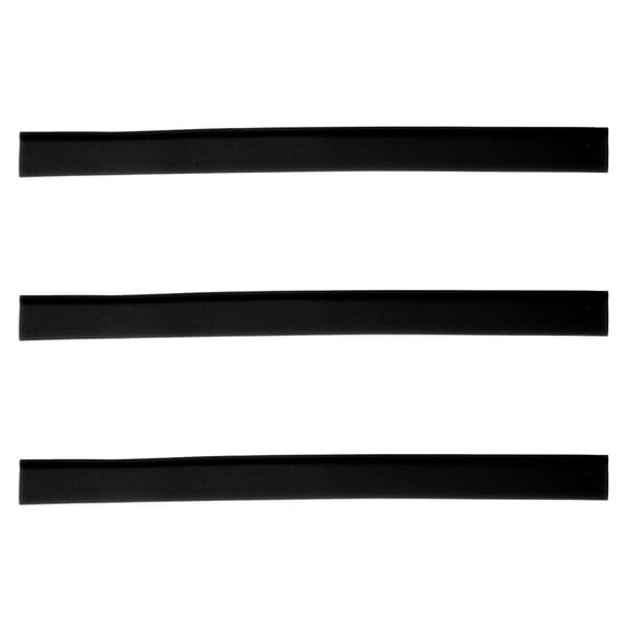 Worgeous 3pcs Universal Squeegee Replacement Rubber for Glass and Window Cleaning Water Removal for Shower Doors Car Windshields and Household Use
