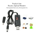 thumbnail image 4 of Cable de Refuerzo de Bank de Energía USB, Liviano 9V 12V HD Pantalla Digital Digital Power Bank Router Cable Portátil para módem ÓCTICO, 4 of 7