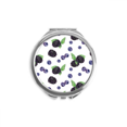thumbnail image 1 of Illustration Aquarelle de Fruits Myrtille Motif Miroir Compact Rond Portable de Poche en Verre, 1 of 3