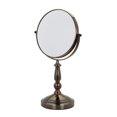 Copper Vanity Stand - Danielle Vanity 5x and True Image Mirror, Copper
