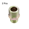 thumbnail image 3 of Reducing Pipe Fitting - Reducer Hex Nipple - 1 X 3/4 BSP Male Connector Zinc Finish Plating 2 Pcs, 3 of 3