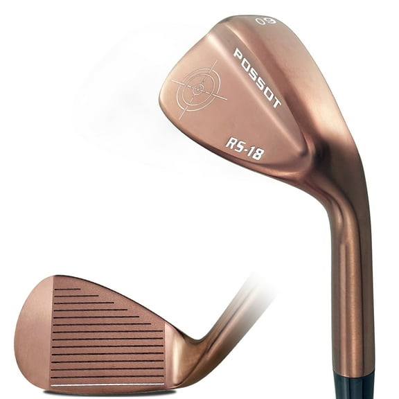 Electroplated Stainless Steel 60 °   Golf Wedge - Beginner-Friendly Unisex Design with Enhanced Spin Control