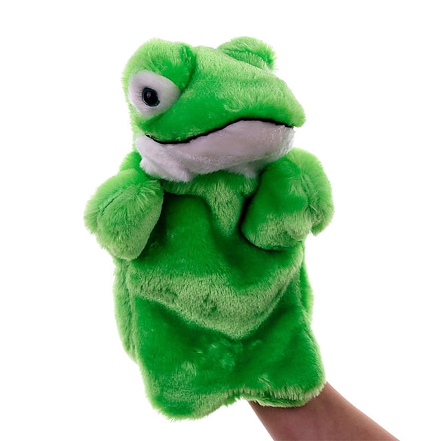 OUTOP Big Hand Puppet Animal Plush Toys Baby Cloth Educational Cognition Hand Toy Finger Dolls Puppet