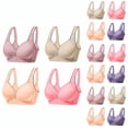 thumbnail image 5 of Wenyuyu Wirefree Bras for Women Full Coverage Everyday Comfortable Bralettes Wireless Padded Push Up Soft Bras, 5 of 5
