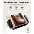 thumbnail image 3 of Bolsa acolchada LOVEVOOK, bolsa de trabajo para mujer, color crema, 3 of 9