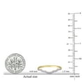 thumbnail image 5 of Dazzlingrock Collection 0.12 CT Round White Diamond Wedding Band for Her 14K Yellow Gold, Size 7, 5 of 6