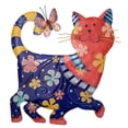 thumbnail image 1 of Eangee Home Design m7015 Décoration Murale Chat, Bleu et Rouge, 1 of 1