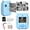 Blue, variant on Portable Instant Print Camera with Photo Paper & Colored Pencils, Mini HD CMOS Camera for Travel, Parties, Instant Photo Printing, Easy Shooting No Setup