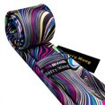 thumbnail image 5 of High Quality Ties Design Necktie Handkerchief Cufflinks Set Print New Arrival Fashion for Wedding Party Silk for Men Wool, 5 of 5