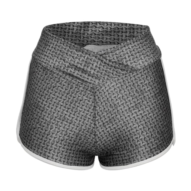 Pantalones cortos de Yoga para mujer, pantalones deportivos, entrenamiento, Gris XXXL Zulema Shorts de yoga de cintura alta