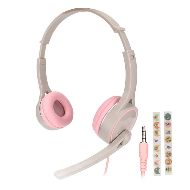 Kids Headphones, 3.5mm Foldable Kids Stereo Headset Omnidirectional For Listen Music For Online Class