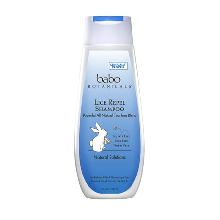 Babo Botanicals Babo Botanicals Lice Repellent Shampoo, 8 (Best Way To Remove Lice)