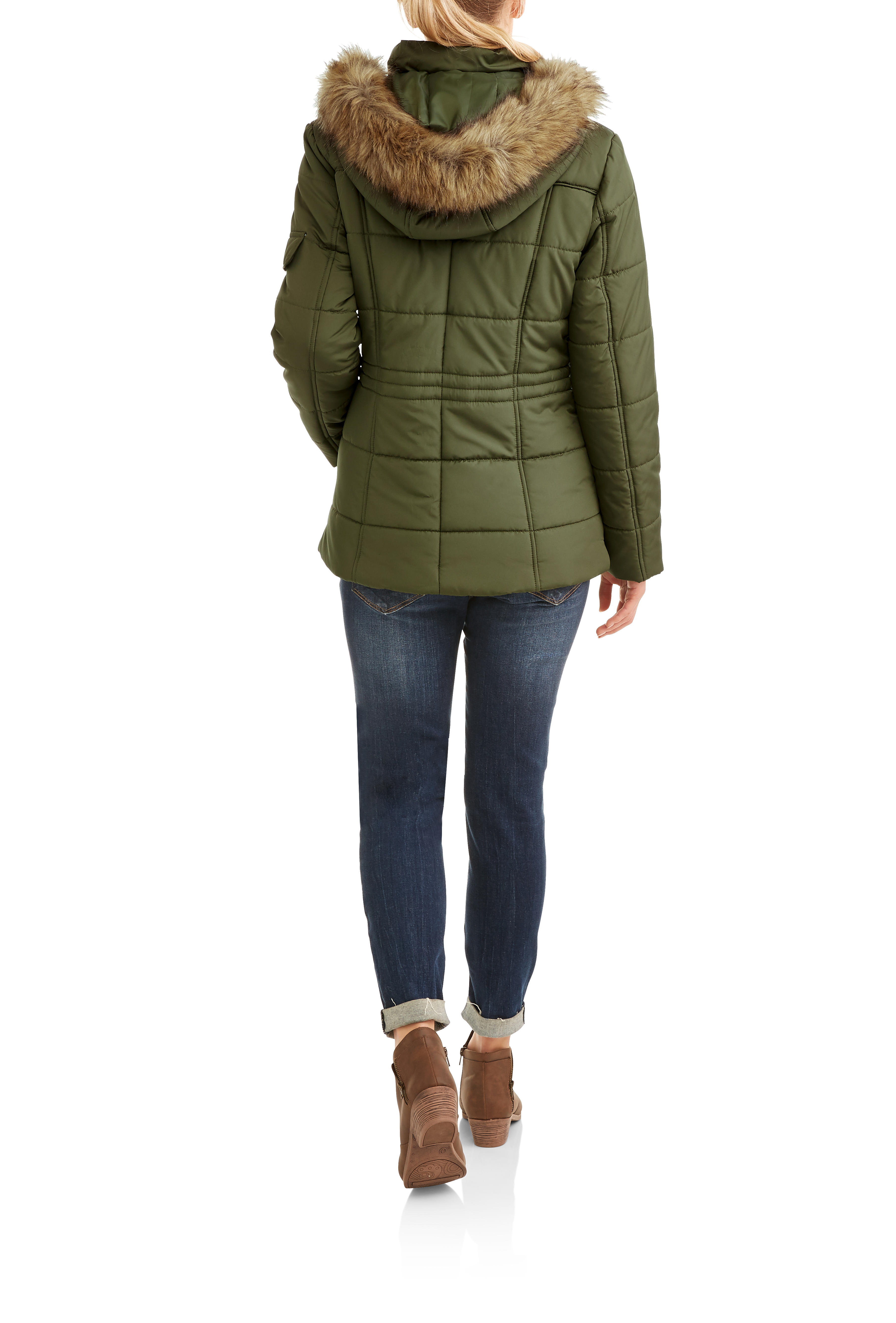 Faded Glory Missy Quilted Puffer Jacket - image 2 of 4