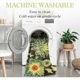 thumbnail image 5 of Floral Machine Washable Fall Rug - 3x5 Area Rug Non-Slip ‎Stain Resistant Kitchen Rugs Soft Throw Low-Pile Rug for Bedroom, Accent Paisley Print Floor Carpet for Living Room Entryway Office, 5 of 6