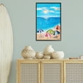 thumbnail image 3 of Stupell Industries Good Day Sunshine Coastal Painting Black Framed Art Print Wall Art, 20 x 30, 3 of 10