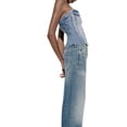 thumbnail image 3 of Coduop Women Strapless Denim Tube Top Spaghetti Strap Backless Button Up Corset Camisole Vest Top, 3 of 7