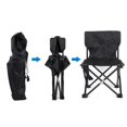 thumbnail image 3 of Silla de camping, fácil almacenamiento, silla de pesca para picnic, viajes en la playa (negro), 3 of 7