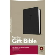 Tyndale House Publishers 103799 NLT2 Premium Gift Bible - Black LeatherLike