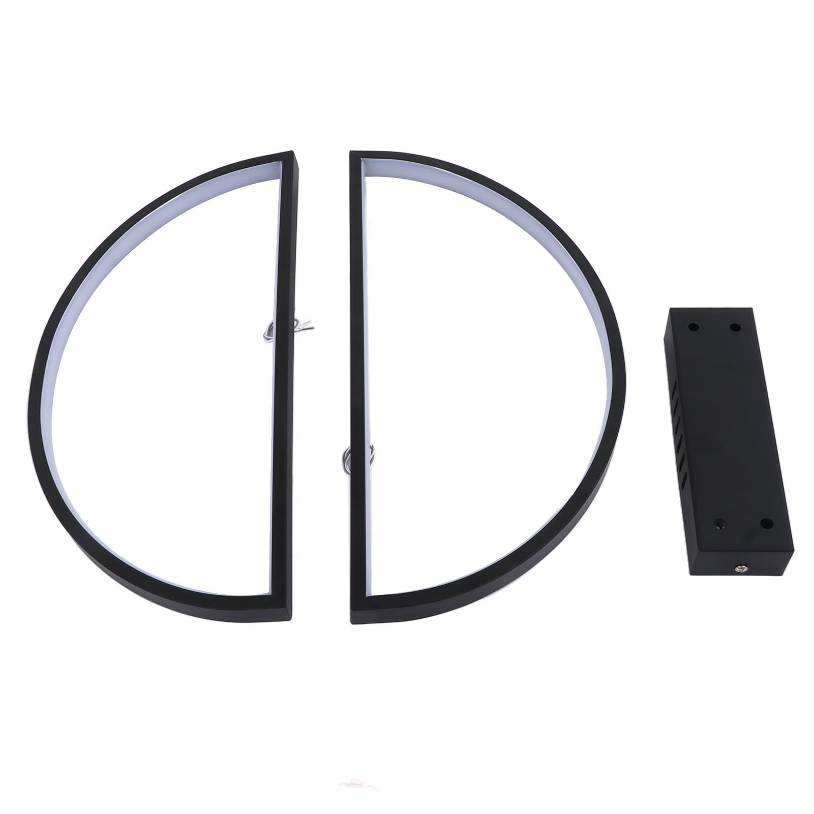 Riousery Semicircle Ceiling Light Modern LED Warm Light Fixture for Bedroom Kitchen 16.34 inches / 41.5 cm