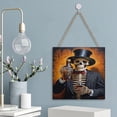thumbnail image 5 of Vintage Beer Signs for Bar & Home Decor Skeleton Wooden Hanging Sign Unique Bar Wall Decor, Beer Drinker Gifts Cool and Funny Wall Art for Bar, Basement, Apartment, Garage 12"x12", 5 of 8