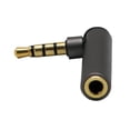 thumbnail image 3 of Adaptador de micrófono de audio 3.5 Mm Macho A Hembra 90 Grados Adaptador De ángulo Recto Conector De Micrófono De Audio Gris gris Magideal Adaptador de micrófono de audio, 3 of 5