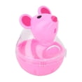 thumbnail image 1 of Pet Cat Shape Interactive Holder Premium Slow Feeder For Cats Food Storage Dispenser And Playful Toy In Stylish Beige Encourages Eating Habits, 1 of 8