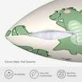 thumbnail image 5 of ZICANCN Decorative Throw Pillow Covers , Dinosaur Cartoon Background Couch Sofa Decorative Knit Pillow Covers for Living Room Farmhouse 24"x24", 5 of 8