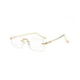 thumbnail image 2 of Blue Light Blocking Glasses Unisex Large Frame No Brim Clear View Strong Hinge Transparent Eye Protection Clear Bluelight Glasses Spectacles Eyewear, 2 of 7