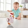 thumbnail image 6 of Christmas Gifts Liweisiy Power Operated Lint Will Hoot And Move Its Limb Simulation Chicken Lint Children Toy Children'S Electronic Pet Parent And Child Interactive Toy D5043 Pink 17*14*11Cm, 6 of 6