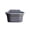 Dark Gray, variant on Wall Mounted Plastic Planter Balcony Railing Hanging Pot Fence Mount Garden Container Dark Gray
