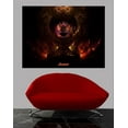 thumbnail image 2 of Wallhogs Xzendor7 Beauty in The Pit of Fire Wall Mural, 2 of 2