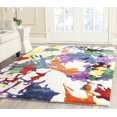 thumbnail image 2 of Transitional Rug - Isaac Mizrahi Wool Pile -White Splatter-Color:White Splatter,Design:Transitional,Shape:Medium Rectangle,Size:5' x 8', 2 of 2